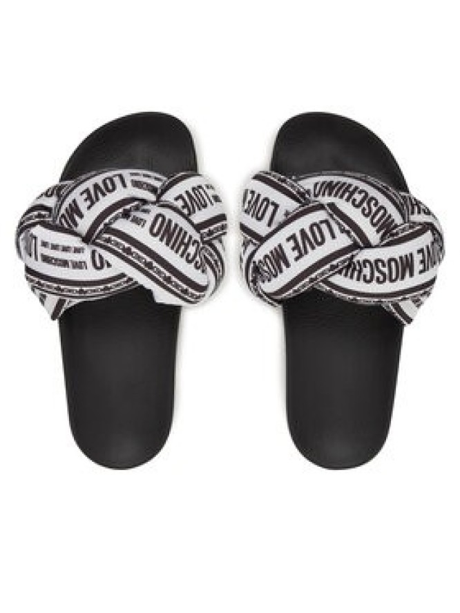 LOVE MOSCHINO Klapki JA28312G0MIW310A Biały