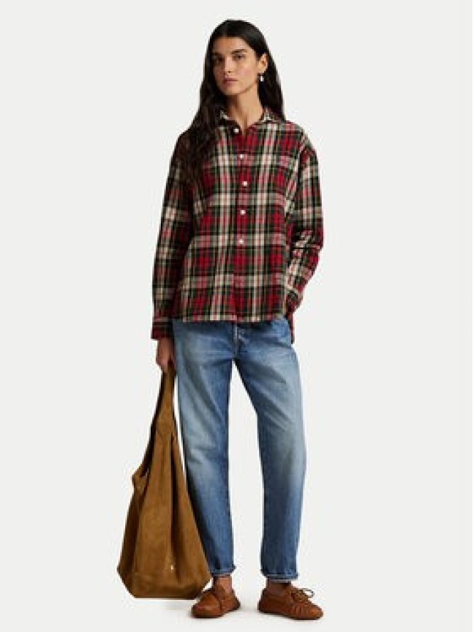 Polo Ralph Lauren Koszula 211978159003 Czerwony Relaxed Fit