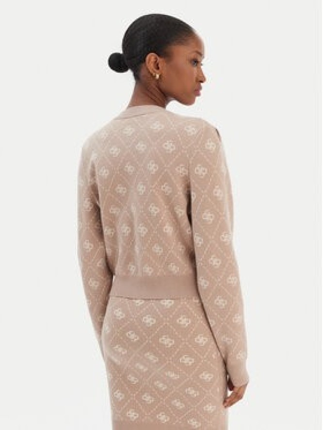 Guess Kardigan W4BR0D Z3JD2 Beżowy Regular Fit