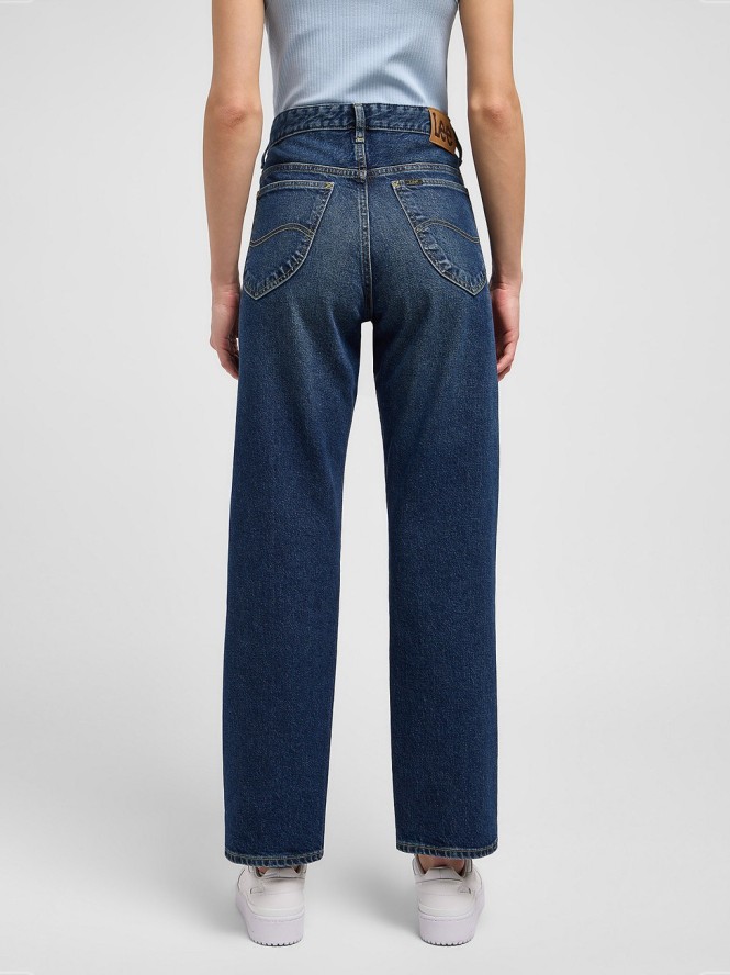 DAMSKIE SPODNIE LEE RIDER CLASSIC HYPER DARK 112354414