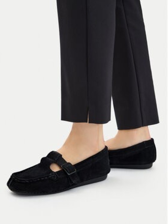 Clarks Mokasyny Freckle Tbar 26185903 Czarny