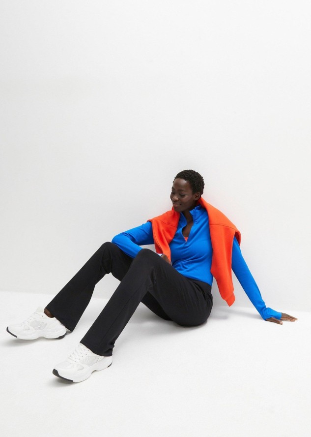 Spodnie z bawełny organicznej z dodatkiem stretchu