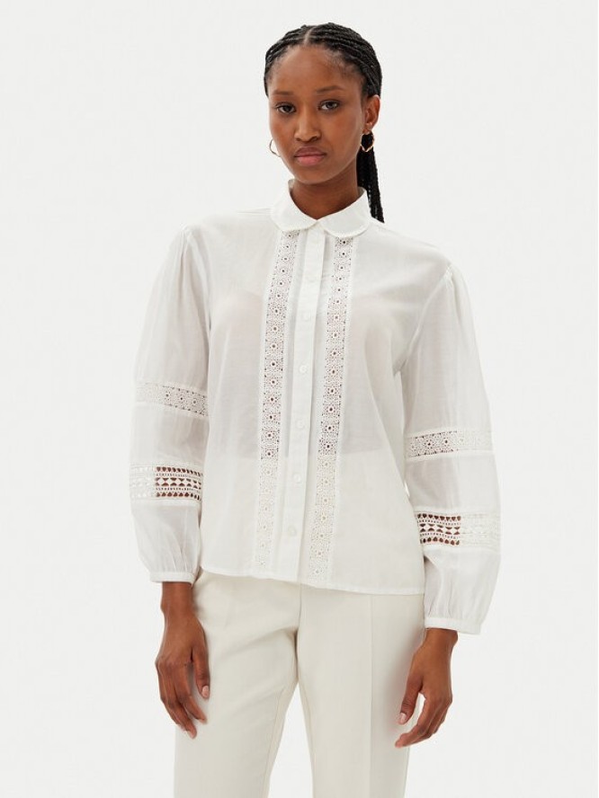 Gaudi Koszula 511FD45028 Écru Regular Fit