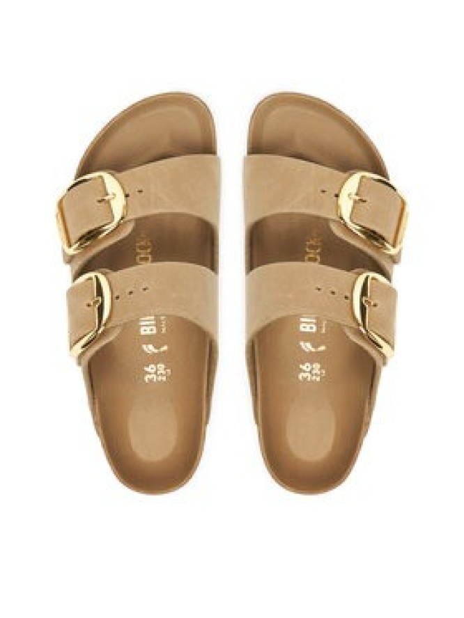 Birkenstock Klapki Arizona Big Buckle Hex 1030395 Brązowy