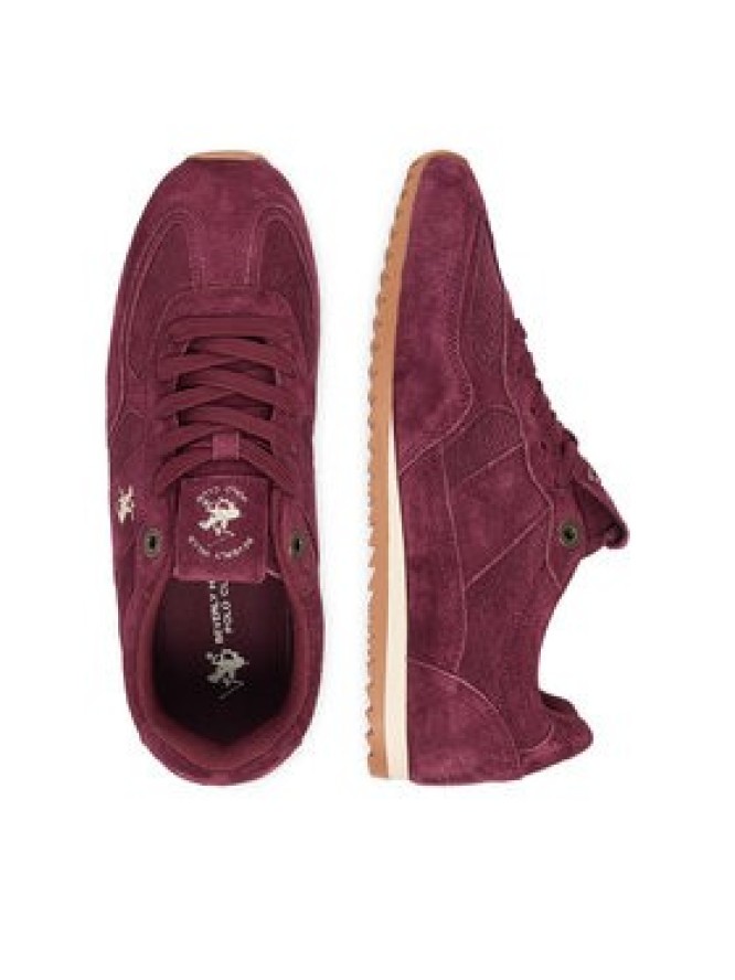 Beverly Hills Polo Club Sneakersy EO-WP40-FC-250104YX Bordowy
