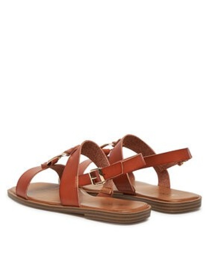 JENNY Sandały WS6561-02A Brązowy