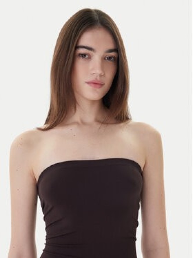 Wolford Sukienka wieczorowa 50795 Brązowy Slim Fit