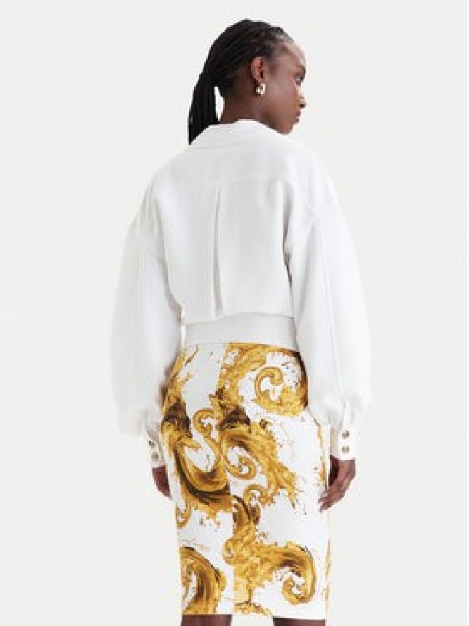 Versace Jeans Couture Kurtka przejściowa 80HAS410 N0432 Biały Loose Fit