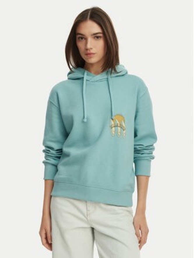 Billabong Bluza Ready And Set EBJSF00184 Turkusowy Loose Fit