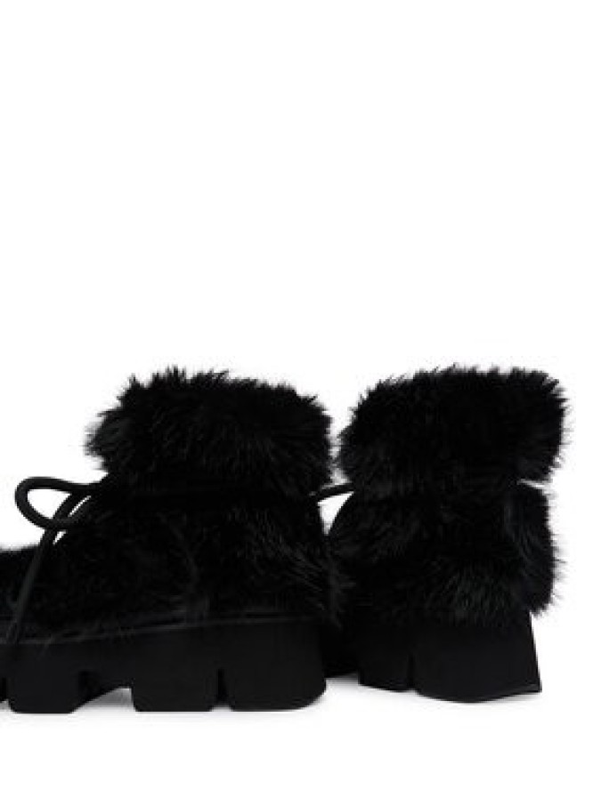 United Nude Śniegowce Stomper Fur Boot 1104801120 Czarny