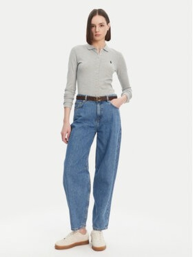 Polo Ralph Lauren Koszula 211941176001 Szary Slim Fit