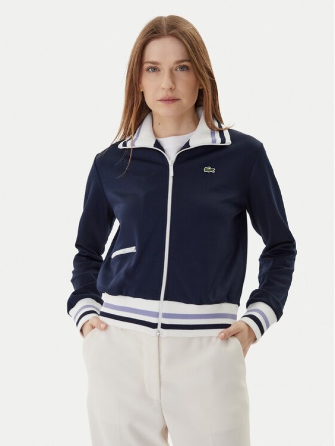 Lacoste Bluza SF5252 Granatowy Regular Fit