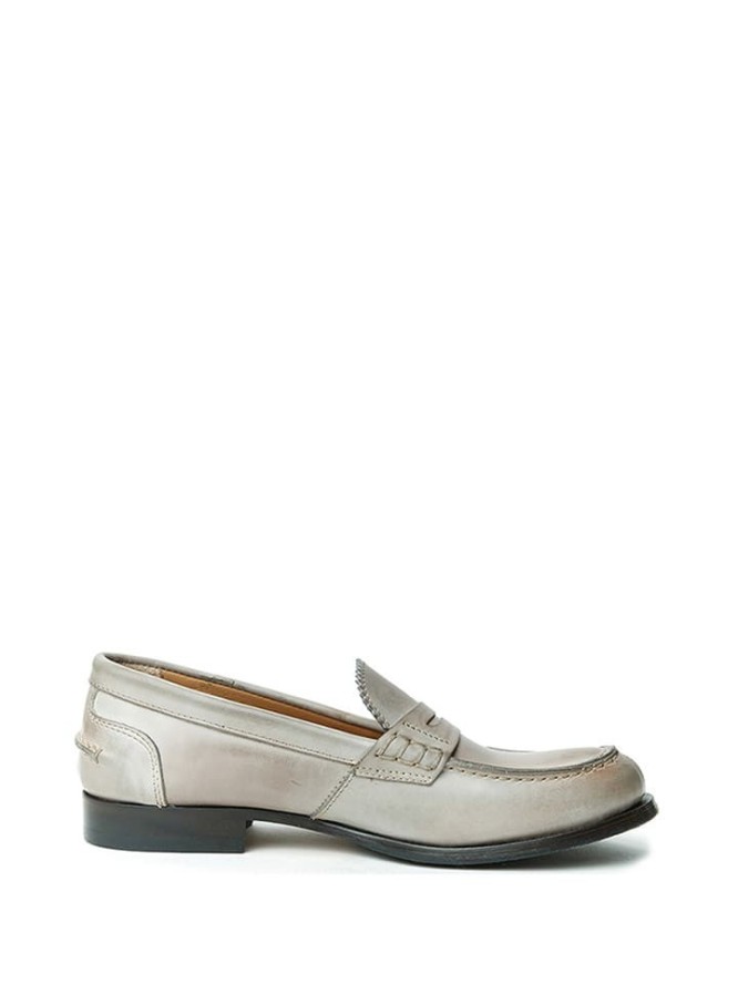 British Passport Skórzane mokasyny w kolorze beżowym rozmiar: 36