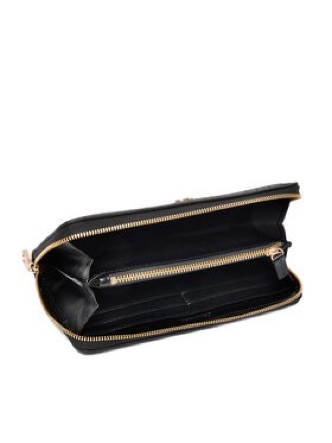 Calvin Klein Portfel Ck Croc Long Zip Around LV04F1096G Czarny