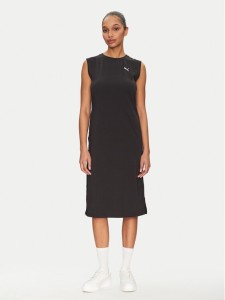 Puma Sukienka codzienna Ess 685643 Czarny Slim Fit