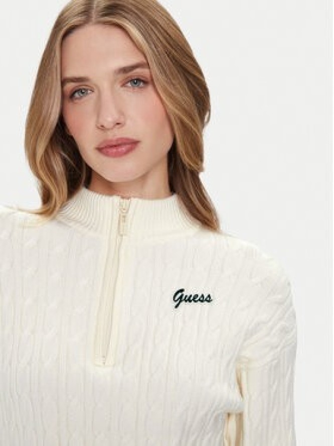 Guess Kardigan V5BR02 Z0572 Beżowy Regular Fit