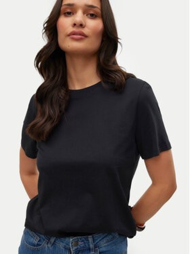 Vero Moda T-Shirt Paulina 10316991 Czarny Regular Fit
