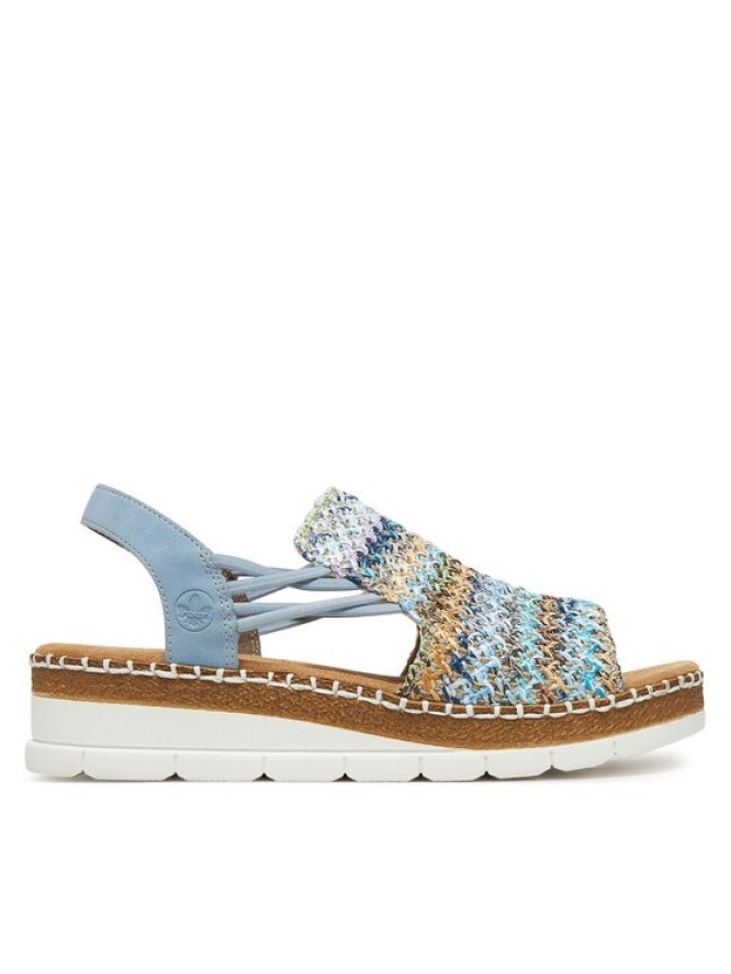 Rieker Sandały V1241-91 Kolorowy