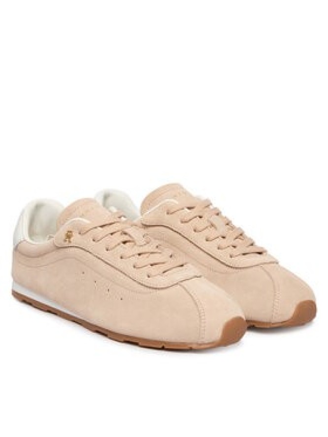 Tommy Hilfiger Sneakersy Th Bella Low Runner Suede FW0FW09189 Różowy