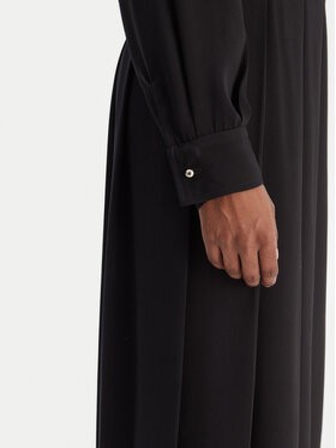 Liu Jo Sukienka koszulowa MF5145 T4241 Czarny Regular Fit