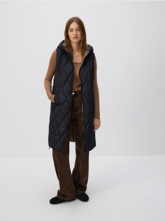 Dwustronna kamizelka - czarny