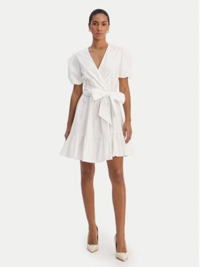 Fracomina Sukienka koktajlowa FY26SD1037W40001 Biały Regular Fit