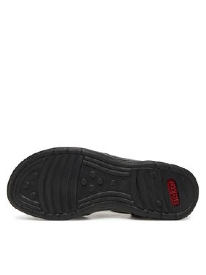 Rieker Sandały 64574-00 Czarny
