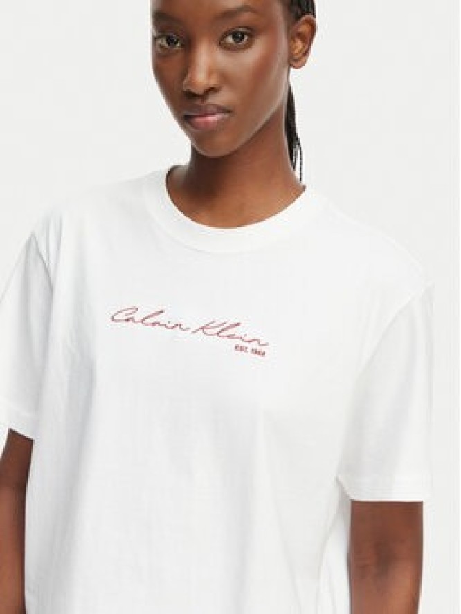 Calvin Klein Jeans T-Shirt LV047F820G Biały Regular Fit