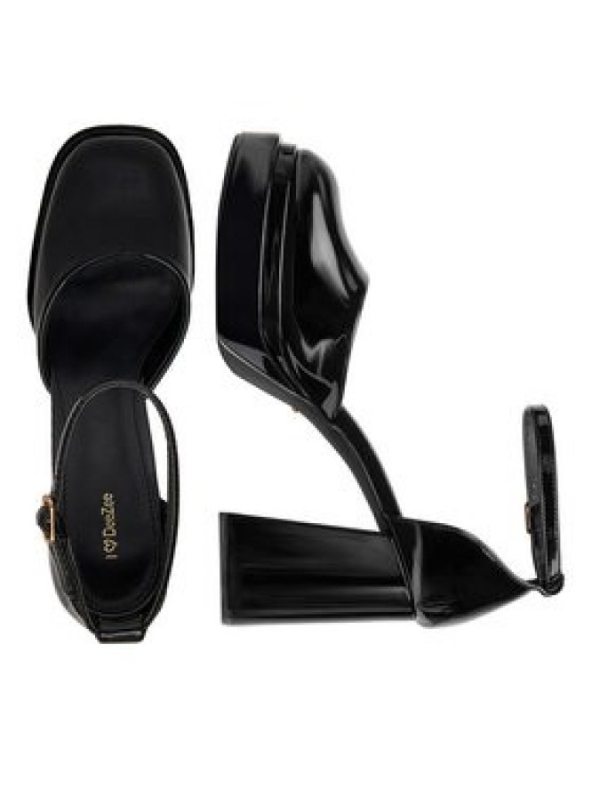 DeeZee Półbuty LW85478-6 Czarny