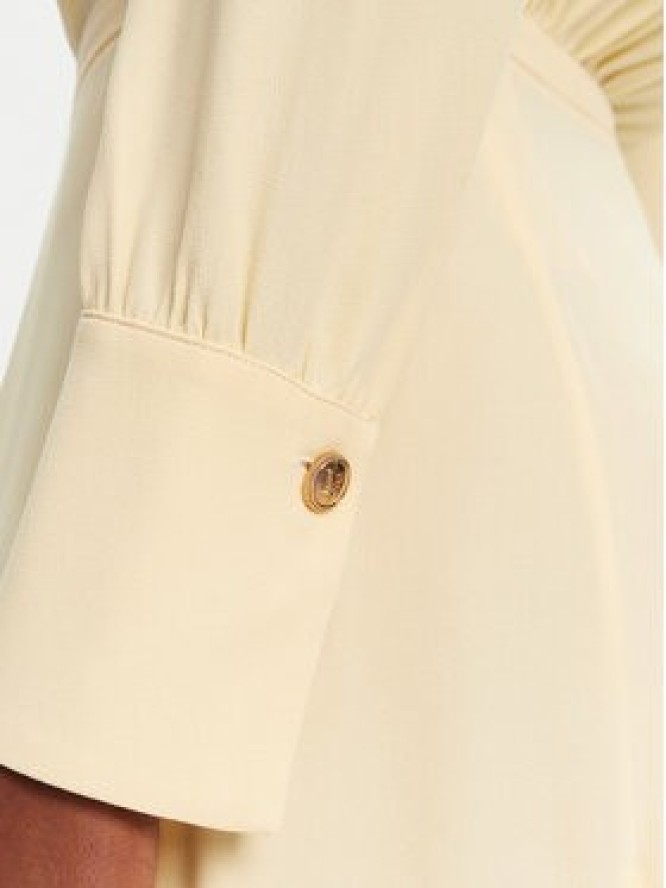 Elisabetta Franchi Sukienka koktajlowa AB86352E2 DC7 Żółty Regular Fit