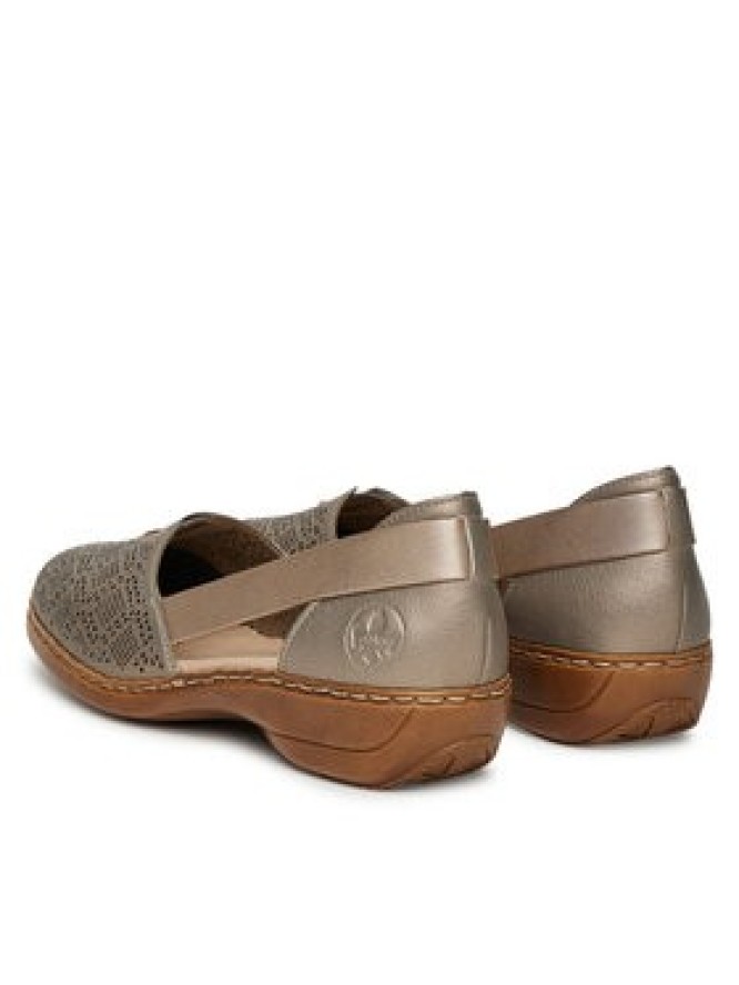 Rieker Półbuty 41351-90 Beżowy