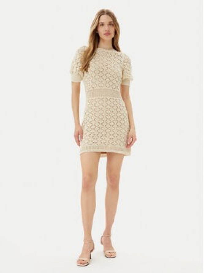 TWINSET Sukienka dzianinowa 251TT3172 Beżowy Regular Fit