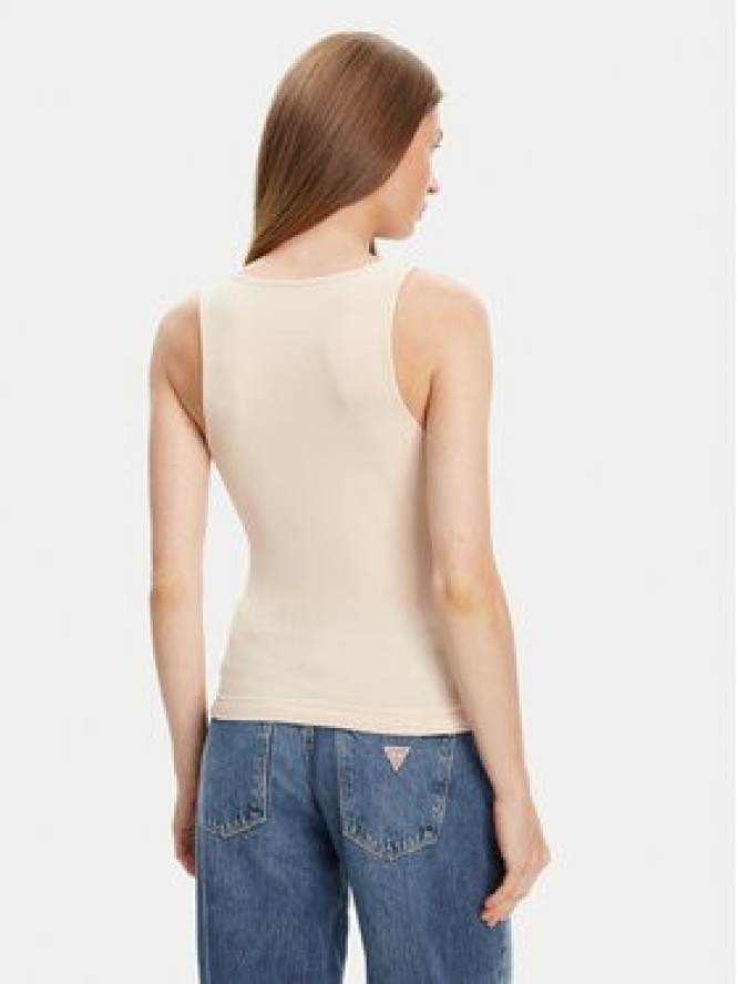 Guess Top W5GP57 KCV52 Beżowy Regular Fit