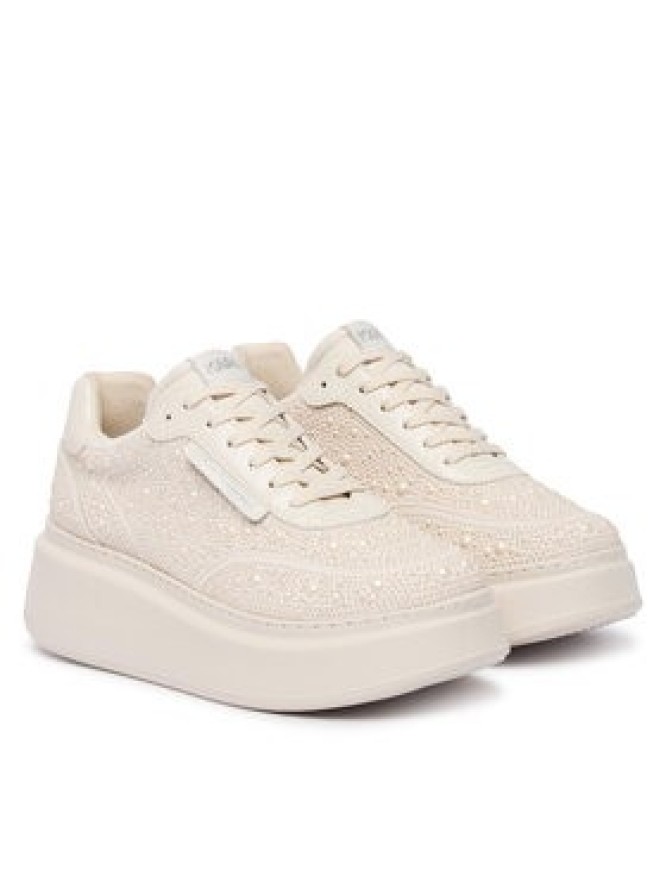 KARL LAGERFELD Sneakersy Anakapri KL63523 Kremowy