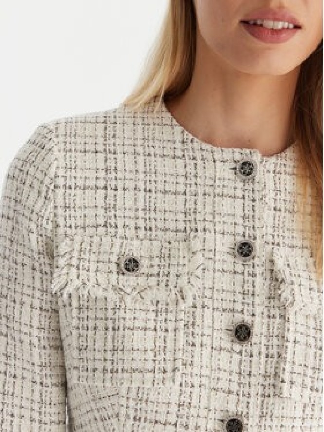 Guess Kurtka przejściowa W5YN44 WHDB2 Biały Regular Fit