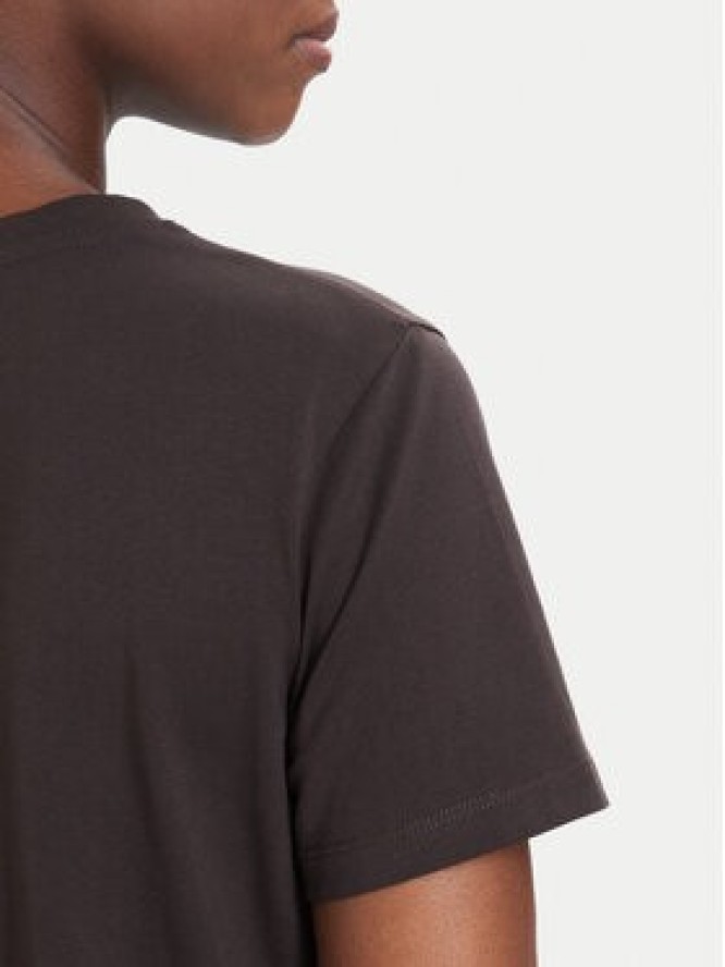 Guess T-Shirt V4YI09 J1314 Brązowy ciemny Regular Fit