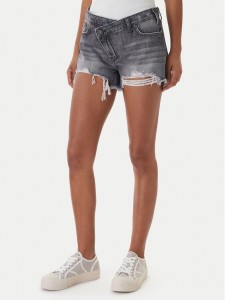 Guess Jeans Szorty jeansowe W6GDZ8 D6572 Szary Regular Fit