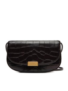 Tommy Hilfiger Torebka Party Le Mini Crossover Croc AW0AW18203 Brązowy