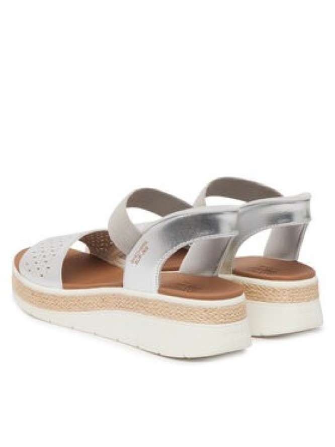 Skechers Sandały Bobs Sun Ray 114415/SIL Srebrny