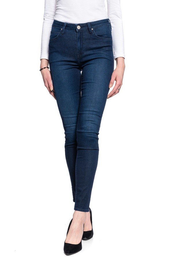 LEE SCARLETT HIGH DAMSKIE SPODNIE JEANSOWE CLEAN WHEATON L626RKEX 112140401