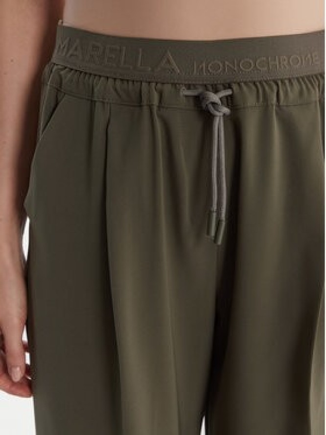 Marella Spodnie materiałowe Vanto 2523136065 Zielony Regular Fit