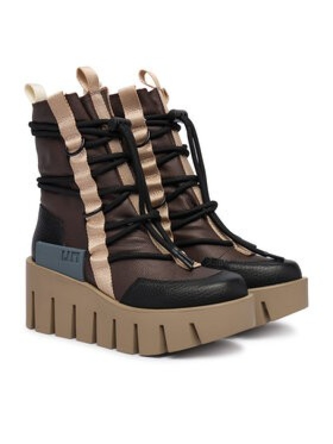 United Nude Trzewiki Grip Desert LO 11034161165 Brązowy ciemny