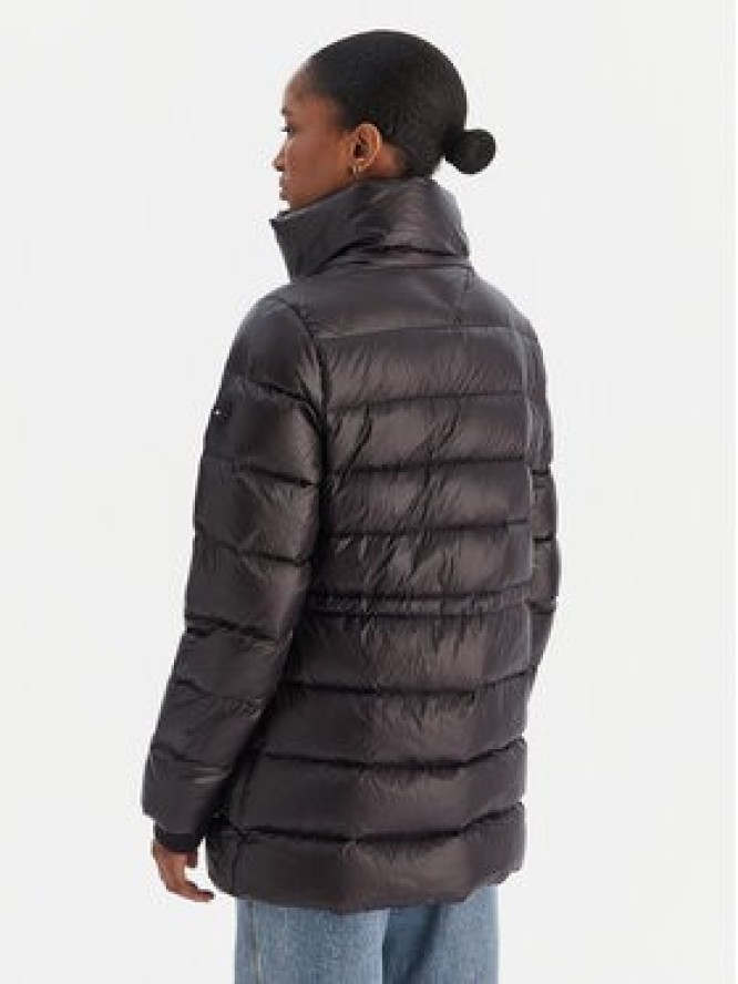 Tommy Hilfiger Kurtka puchowa Gloss WW0WW47355 Czarny Regular Fit