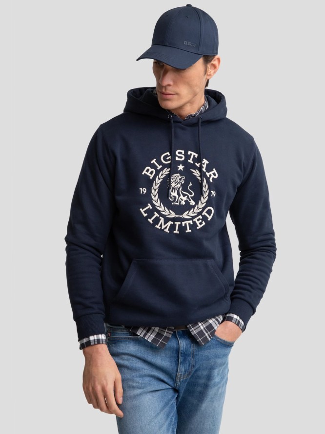 Czapka z daszkiem granatowa Basil 403