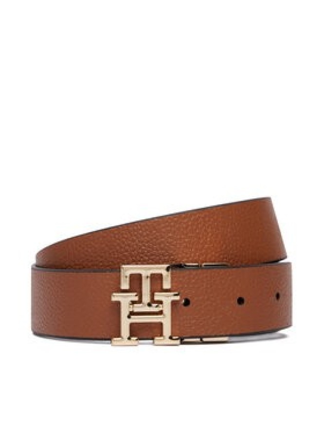 Tommy Hilfiger Pasek Th Logo Rev 3.0 Pebble AW0AW18691 Czarny
