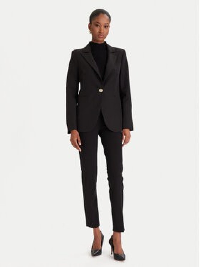 Rinascimento Marynarka CFC0126224003 Czarny Regular Fit