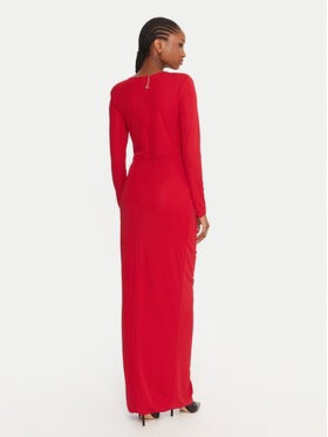 Fracomina Sukienka wieczorowa FQ25WD3006W62601 Czerwony Slim Fit