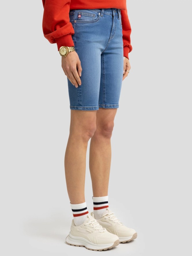 Szorty damskie jeansowe niebieskie Shira 281