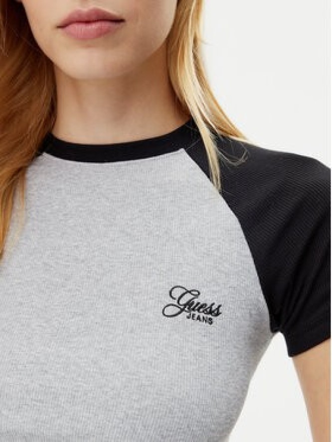 Guess T-Shirt W5GP61 KA0H1 Szary Regular Fit