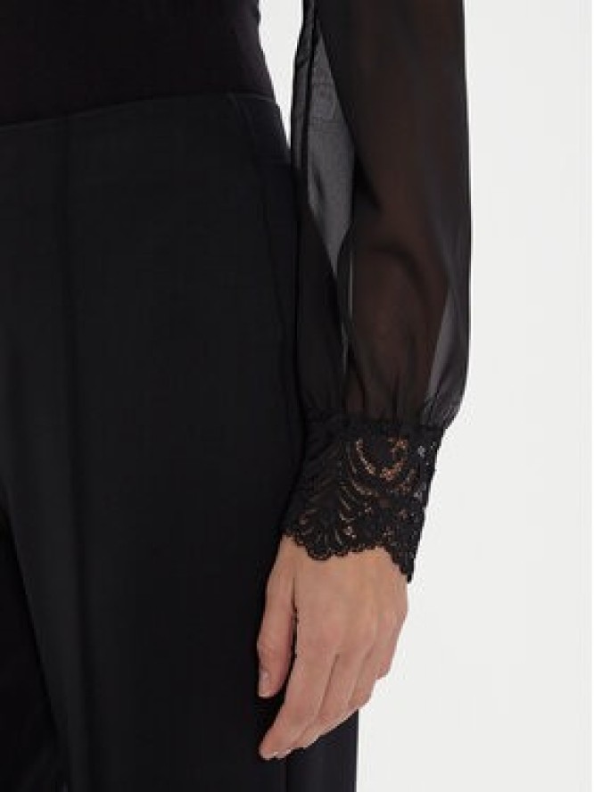 Morgan Bluzka 252-TRIBO Czarny Slim Fit